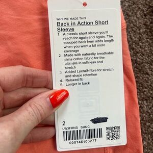 A brand new Lululemon athletic t-shirt. Breathable cotton.